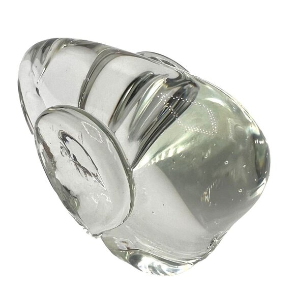 Handcrafted Clear Art Glass Elephant Figurine/Paperweight Collector Gift Rare - Picture 7 of 12